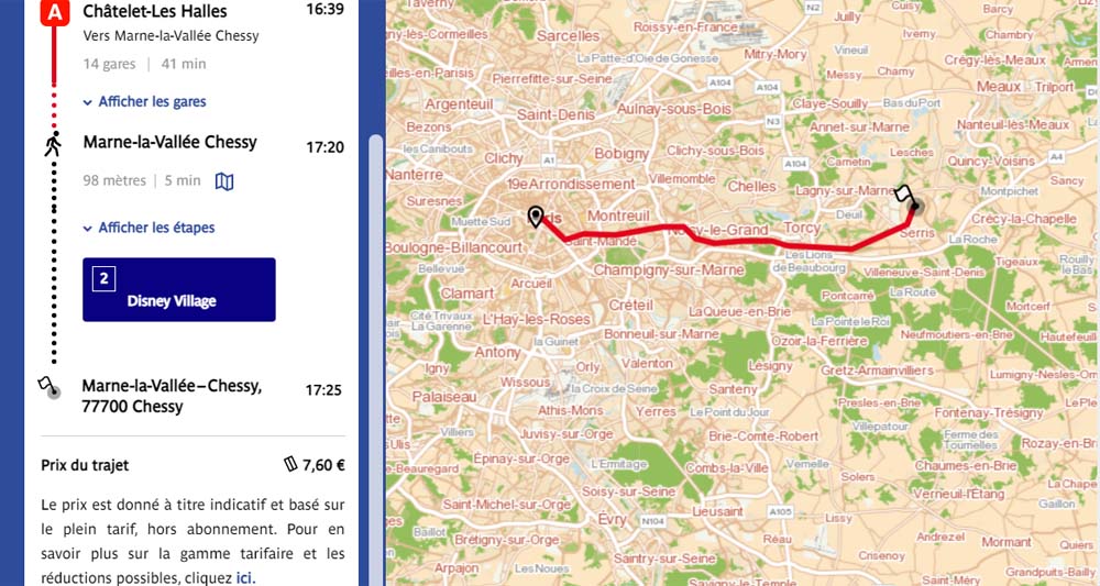 How to get to Disneyland from Paris